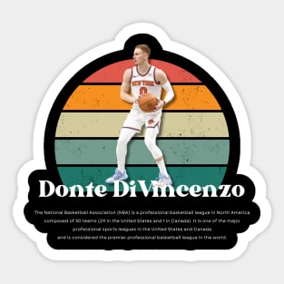 Donte DiVincenzo Vintage V1 Sticker